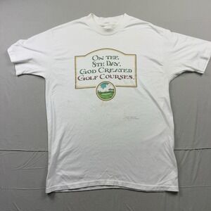 Vintage Shoebox Greetings Hallmark Cards golf shirt Funny See Measurement READ